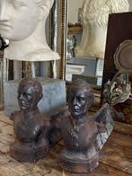 Antieke Haardbokken Set, Ophalen of Verzenden, Gebruikt