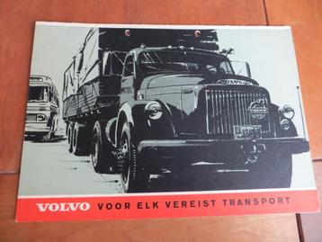 Folder Volvo vrachtwagen + bussenprogramma 1961 L-serie beschikbaar voor biedingen