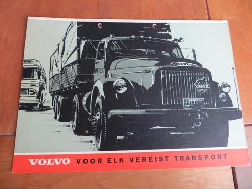 Folder Volvo vrachtwagen + bussenprogramma 1961 L-serie, Boeken, Auto's | Folders en Tijdschriften, Zo goed als nieuw, Volvo, Ophalen of Verzenden