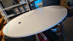 Ovalen tafel met ijzeren voet, Ophalen, Zo goed als nieuw, Ovaal, 50 tot 100 cm