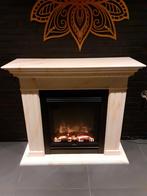Schouw met elektrisch kachel van faber., Huis en Inrichting, Ophalen, Zo goed als nieuw, Vrijstaande haard, Elektrische haard