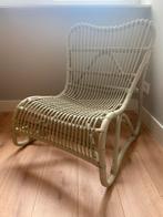 Rieten rotan stoel, Huis en Inrichting, Stoelen, Ophalen, Gebruikt, Bruin, Vintage