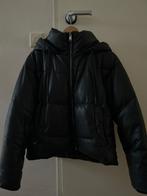 Gewatteerd zwarte winterjas Zara, Ophalen of Verzenden, Maat 36 (S), Gedragen, Zara