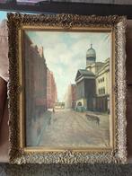 Schilderij het vooroorlogse stadhuis van Rotterdam, Antiek en Kunst, Kunst | Schilderijen | Klassiek, Ophalen of Verzenden
