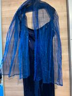 Gala feest jurk lang.maat 40 stretch, Galajurk, Blauw, Zo goed als nieuw, Ophalen