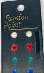 SPECIALE FASHION POINT EARRINGS VIER VERSCHILLENDE OORBELLEN, Ophalen of Verzenden, Nieuw, Overige kleuren, Knopjes of Stekers