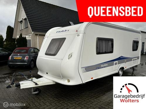 Hobby 540 UFF QUEENS BED, Caravans en Kamperen, Caravans, Bedrijf, tot en met 4, 1250 - 1500 kg, Rondzit, Hobby, 6 tot 7 meter