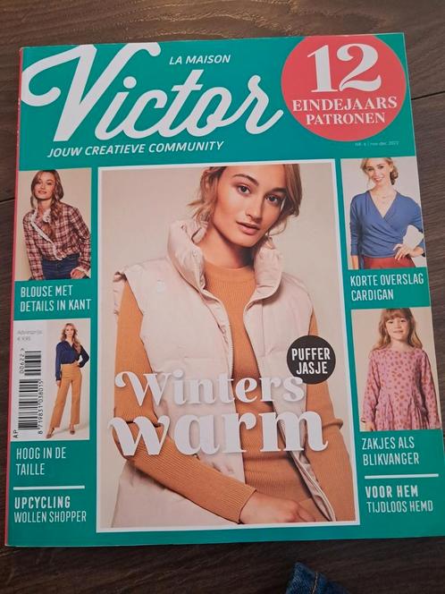 La Maison Victor editie 6 - nov/dec 2022, Hobby en Vrije tijd, Kledingpatronen, Zo goed als nieuw, Vrouw, Overige merken, Ophalen of Verzenden