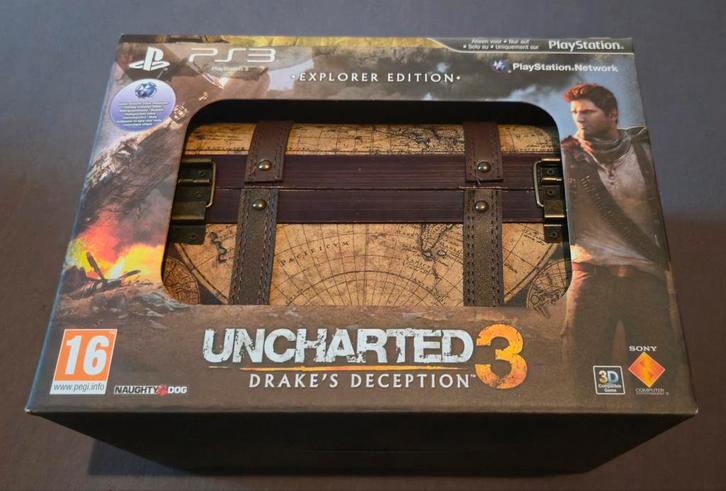 Uncharted 3 Drake's Deception Collector's Edition PS3, Spelcomputers en Games, Games | Sony PlayStation 3, Zo goed als nieuw, Avontuur en Actie