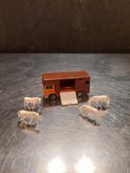 Matchbox lesney paarden trailer met paarden/ majorette, Ophalen of Verzenden, Gebruikt