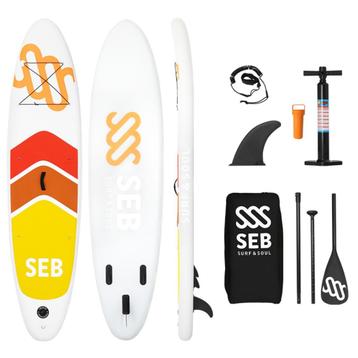 SUPboard - SEB SUP 10'6 Grey - Neon Orange