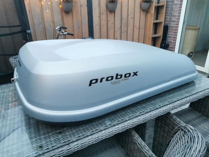 Hapro Probox 430 Dakbox - 150x99x43cm, Auto diversen, Dakkoffers, Zo goed als nieuw, Ophalen