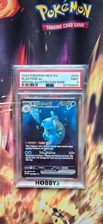 Blastoise EX 200/165 - PSA 9 beschikbaar voor biedingen