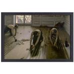 Parketschaafmachines - Gustave Caillebotte canvas + baklijst, Nieuw, Print, 50 tot 75 cm, Oorspronkelijke maker