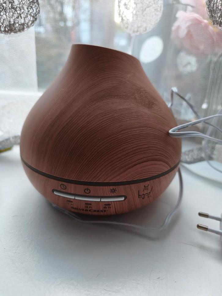 Silvercrest Aroma Diffuser - Hout Design, Huis en Inrichting, Woonaccessoires | Overige, Zo goed als nieuw, Ophalen of Verzenden