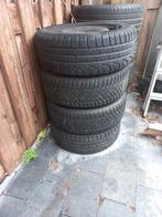 Zeer nette set 5x112 winterwielen met goede banden 16", Ophalen, Zo goed als nieuw