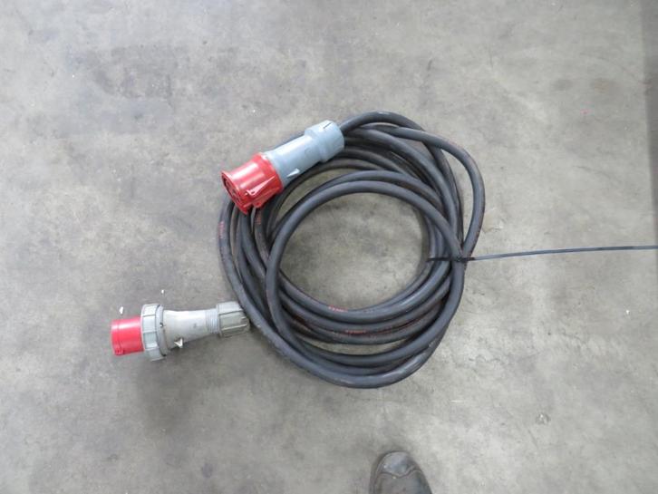 krachtkabel verlengkabel krachtstroomkabel 5g 10mm2 63a, Doe-het-zelf en Verbouw, Elektra en Kabels, Gebruikt, Kabel of Snoer