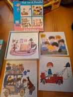 4 puzzels van Pluk van de Petteflet, Ophalen of Verzenden, Minder dan 10 stukjes, Gebruikt