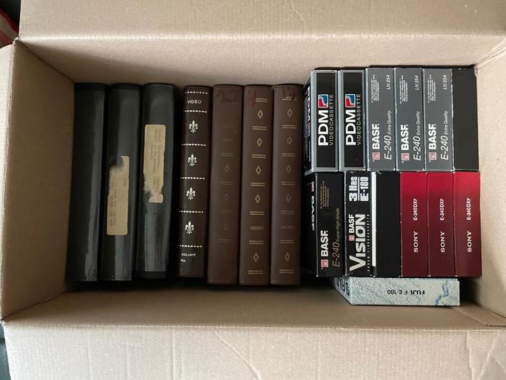 Partij van 20 VHS banden (geen vooropgenomen), Cd's en Dvd's, VHS | Film, Gebruikt, Ophalen of Verzenden