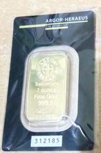 Argor-Heraeus 1 oz 999.9 Gold Certified assayer - Goud, Ophalen of Verzenden, Goud