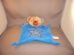 lief lifestyle doekje beer bas ster op buik katoen ribstof, Kinderen en Baby's, Speelgoed | Knuffels en Pluche, Ophalen of Verzenden