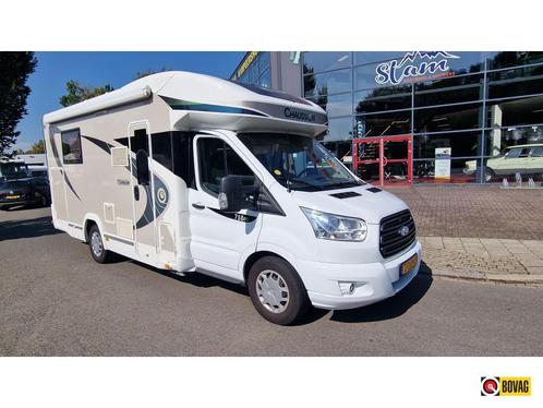 Chausson Titanium 758 EB QUEENSBED + HEFBED, Caravans en Kamperen, Campers, tot en met 4, Half-integraal, Chausson, Diesel, Automaat