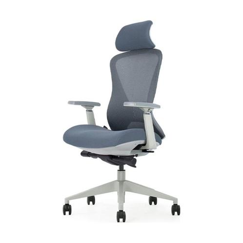 NEN 1335 bureaustoel – Grijs – Met hoofdsteun – Nieuw, Huis en Inrichting, Bureaustoelen, Nieuw, Bureaustoel, Grijs, Ergonomisch