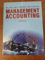 Management accounting., Boeken, Will seal e.a, Zo goed als nieuw, Alpha, HBO