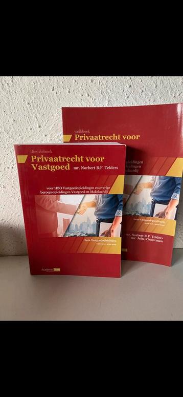 theorie- & werk-boek PRIVAATRECHT VOOR VASTGOED (HBO) beschikbaar voor biedingen