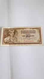1683 joegoslavie 10 dinara, Postzegels en Munten, Bankbiljetten | Europa | Niet-Eurobiljetten, Verzenden, Joegoslavië