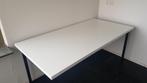 Ikea bureaublad LAGKAPTEN 80x160 wit + 4 zwarte poten, Huis en Inrichting, Bureaus, Ophalen, Zo goed als nieuw