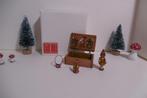 Oud houten speelgoedkist kabouter poppenhuis popje plop trom, Verzamelen, Poppenhuis, Ophalen of Verzenden