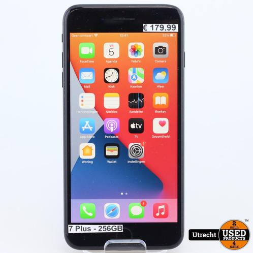 iPhone 7 Plus 256GB Zwart, Telecommunicatie, Mobiele telefoons | Apple iPhone, Zo goed als nieuw