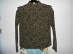 Groene blouse hema maat 158/164, Meisje, Gebruikt, Ophalen of Verzenden, Overhemd of Blouse