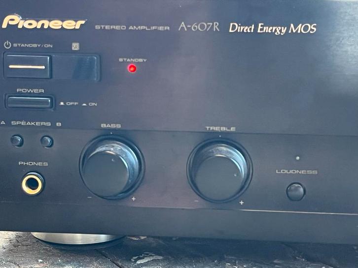 Opruiming: Pioneer A-607R Stereo Versterker, Audio, Tv en Foto, Versterkers en Receivers, Gebruikt, Stereo, 60 tot 120 watt, Pioneer