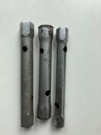 Drie pijpsleutels (Belzer 14x15, USAG 14x15 en VBW 12x13), Ophalen of Verzenden, Gebruikt