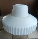 Vintage matglazen hanglamp of plafond lamp, Ophalen