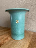 Vintage vaas Prosman st Philipsland turkoois keramiek, Ophalen of Verzenden