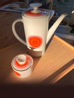 Vnntage theepot en suikerpotje, Huis en Inrichting, Overige materialen, Ophalen of Verzenden, Zo goed als nieuw, Effen