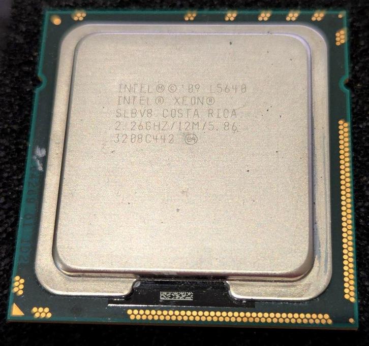 CPU Intel xeon L5640, 2,26GHz, 6 core / 12 threads, low TDP, Computers en Software, Processors, Gebruikt, 6-core, 2 tot 3 Ghz