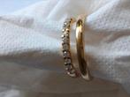 Gouden ringenset vriendschap verloving trouwen, Verzenden, Nieuw, 17 tot 18, Dame of Heer