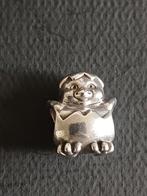 Pandora Bedel - Kuiken in Ei - Zilver, Sieraden, Tassen en Uiterlijk, Bedels, Verzenden, Pandora, Zo goed als nieuw, 1 bedel