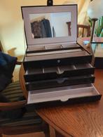 Mooie Beauty Case krokodillenlook, Sieraden, Tassen en Uiterlijk, Beautycases, Ophalen of Verzenden, Zo goed als nieuw, Zwart