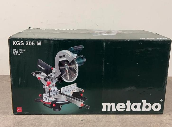 Nieuwe Metabo KGS 305 M afkortzaag – met 1 jaar garantie, Doe-het-zelf en Verbouw, Gereedschap | Zaagmachines, Nieuw, Afkortzaag