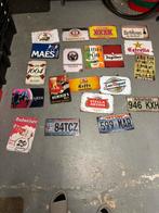 Diverse metalen bordjes, Ophalen