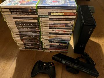 Xbox 360 met 50 games, Kinect en Controller beschikbaar voor biedingen