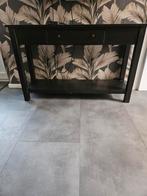 Zwarte hal tafel, Huis en Inrichting, Ophalen, 50 tot 100 cm, Zo goed als nieuw, Minder dan 100 cm