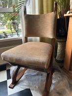 2 bijzondere stoelen, perfect opnieuw bekleed, Ophalen, Twee, Bruin, Zo goed als nieuw