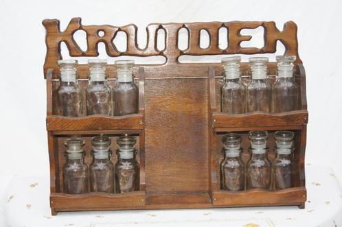 Keukenrek met flesjes / draaiplateau/ enz, Antiek en Kunst, Antiek | Keukenbenodigdheden, Ophalen of Verzenden