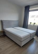 Boxspring 160 x 200 cm Leenbakker + matrastopper, Ophalen, Tweepersoons, Zo goed als nieuw, 200 cm